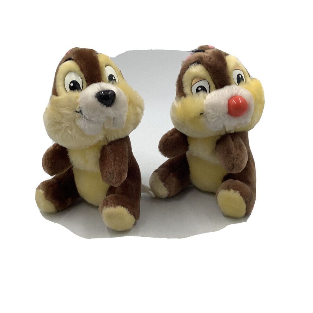 Chip and Dale‎ Disney Parks Chipmunks plush Plush 10" tall Disneyana